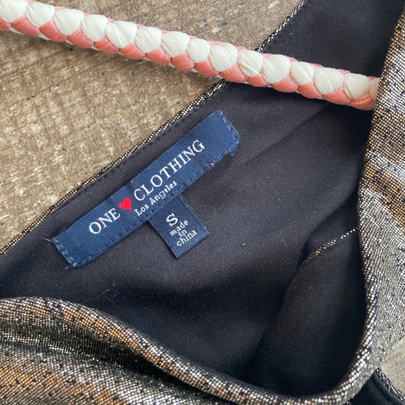 Size small gold shimmer dress - Picture 3 of 7